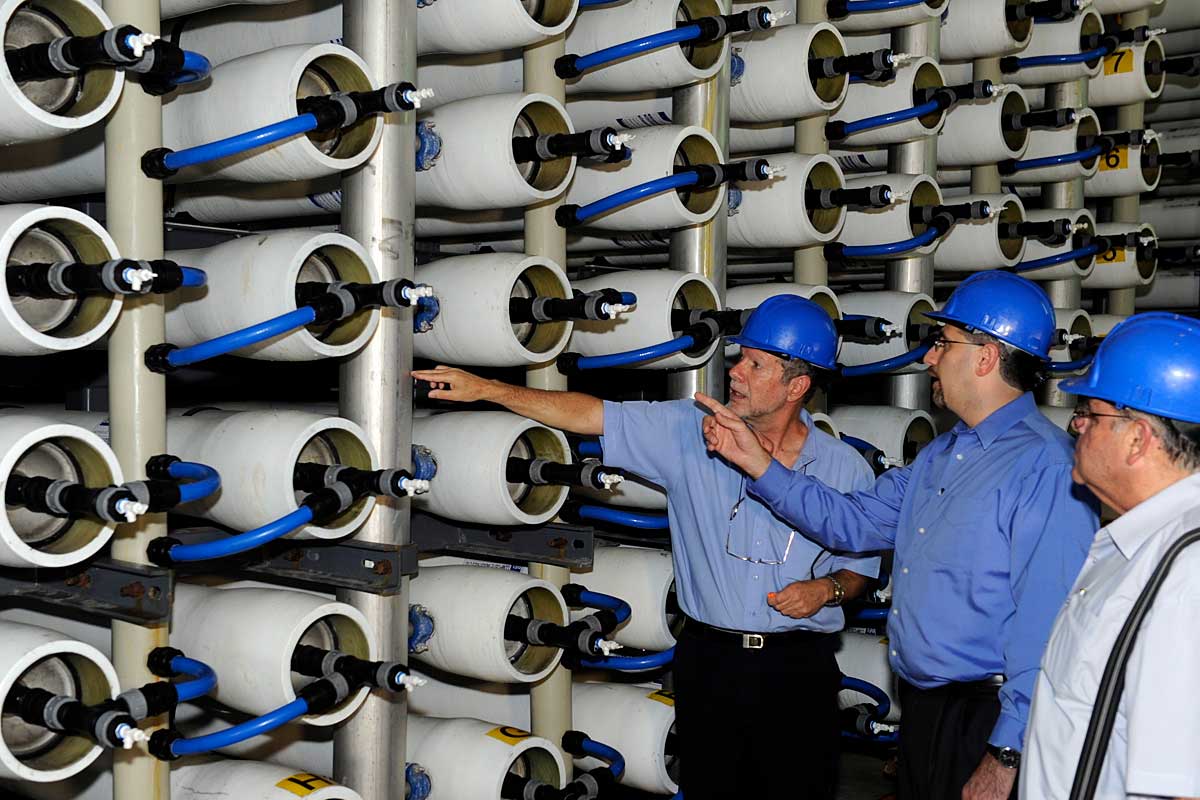 Esempio di impianto a membrana per dissalazione acque saline
