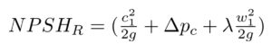 formula per ricavare npshr